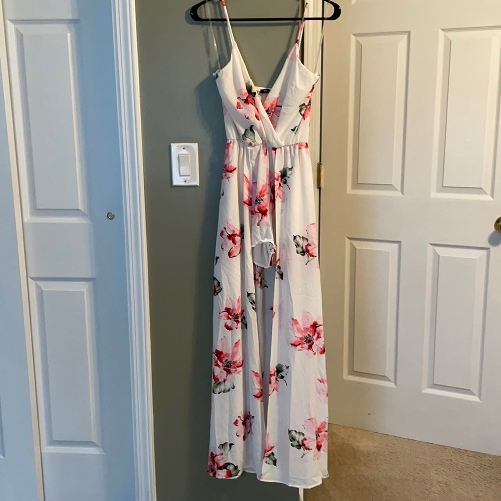 Illusion maxi dress / romper